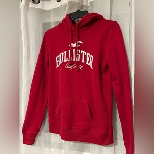 Red hollister hoodie